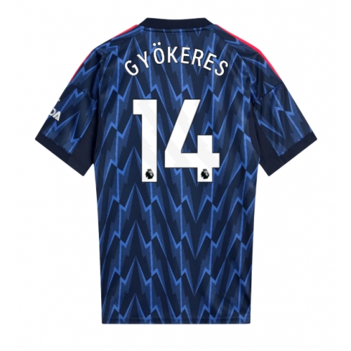 Billige Fotballdrakt Arsenal Viktor Gyokeres #14 Replika Bortedrakt 2025-26 Kortermet Billige Fotballdrakt Arsenal Viktor Gyokeres #14 Replika Bortedrakt 2025-26 Kortermet